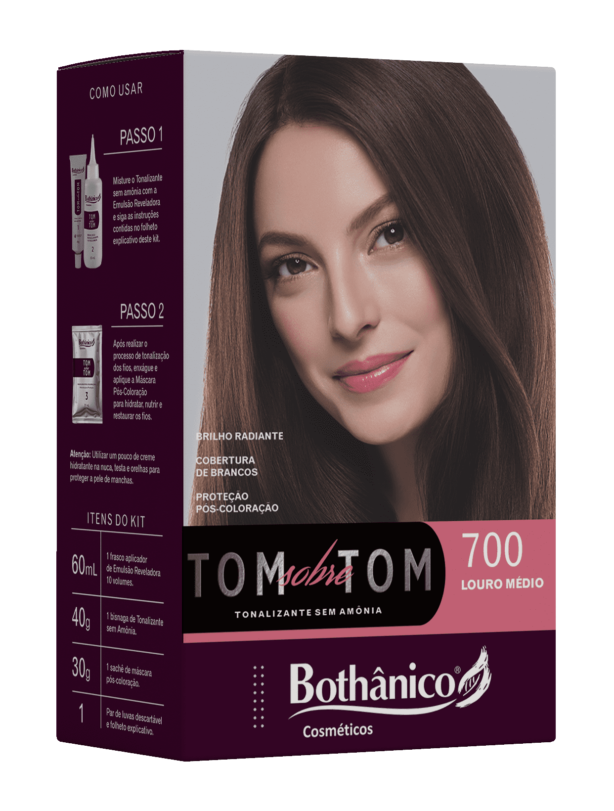 KIT TONALIZANTE 700 LOURO MEDIO CX12