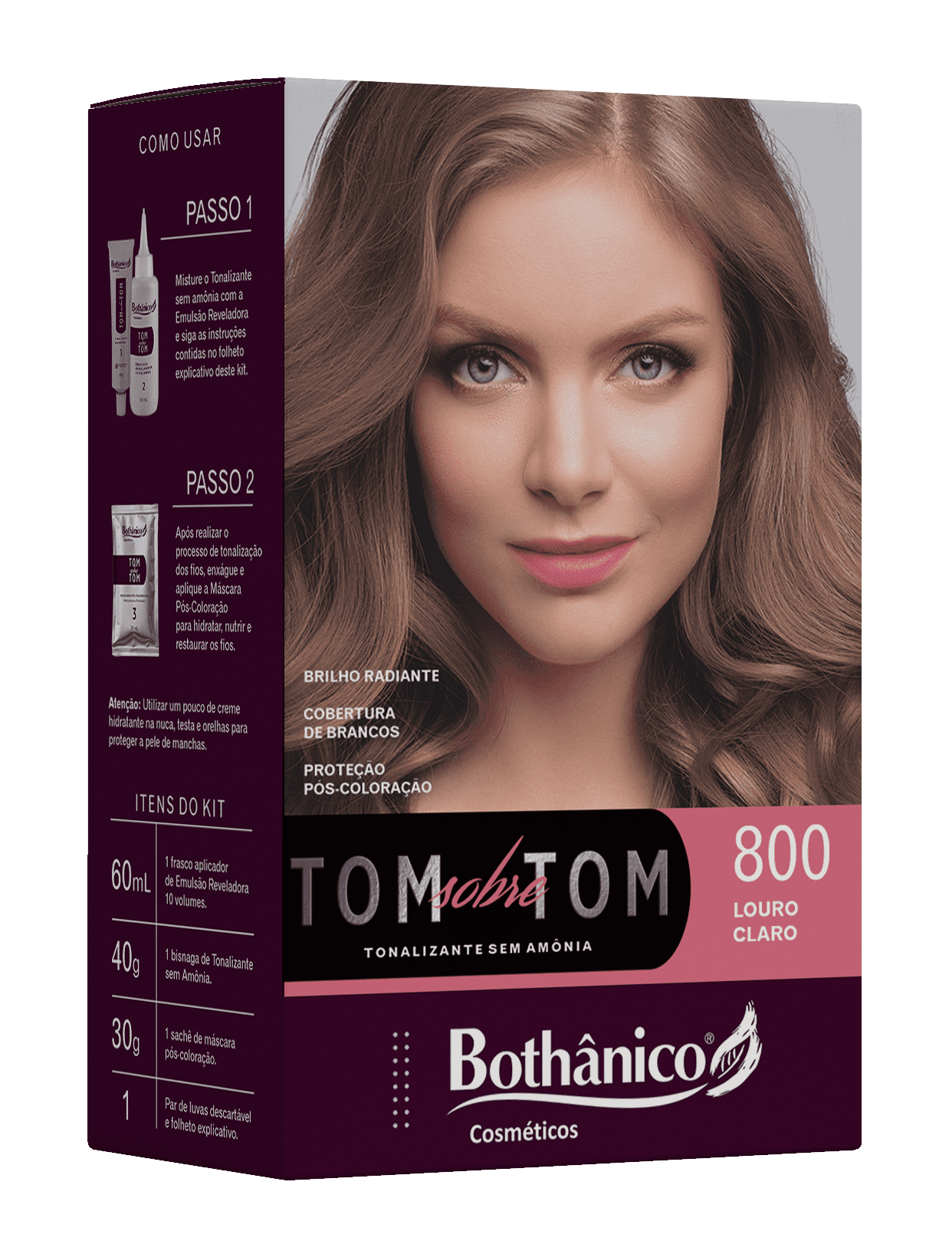 KIT TONALIZANTE 800 LOURO CLARO CX12