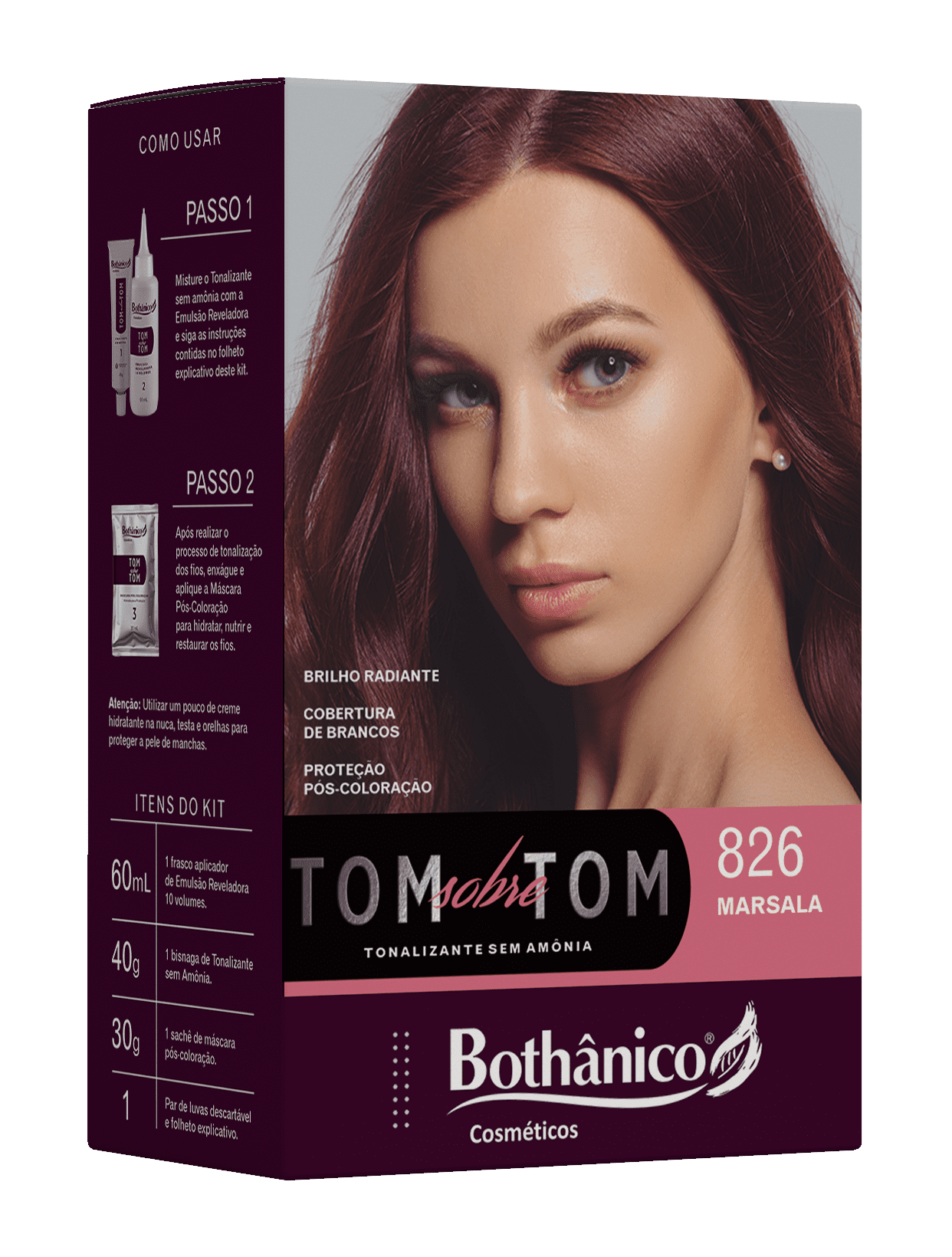 KIT TONALIZANTE 826 MARSALA CX12