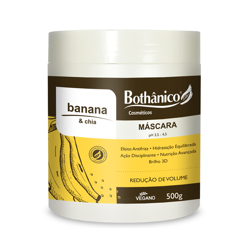 MASCARA BANANA & CHIA BOT HAIR EXP 500G CX12