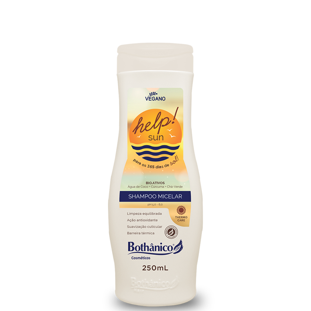 SHAMPOO MICELAR HELPSUN BOT HAIR 250ML CX12