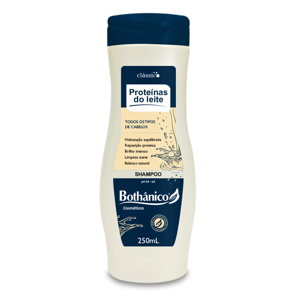 SHAMPOO PROTEINAS DO LEITE BOT HAIR 250ML CX12 (NOVO)