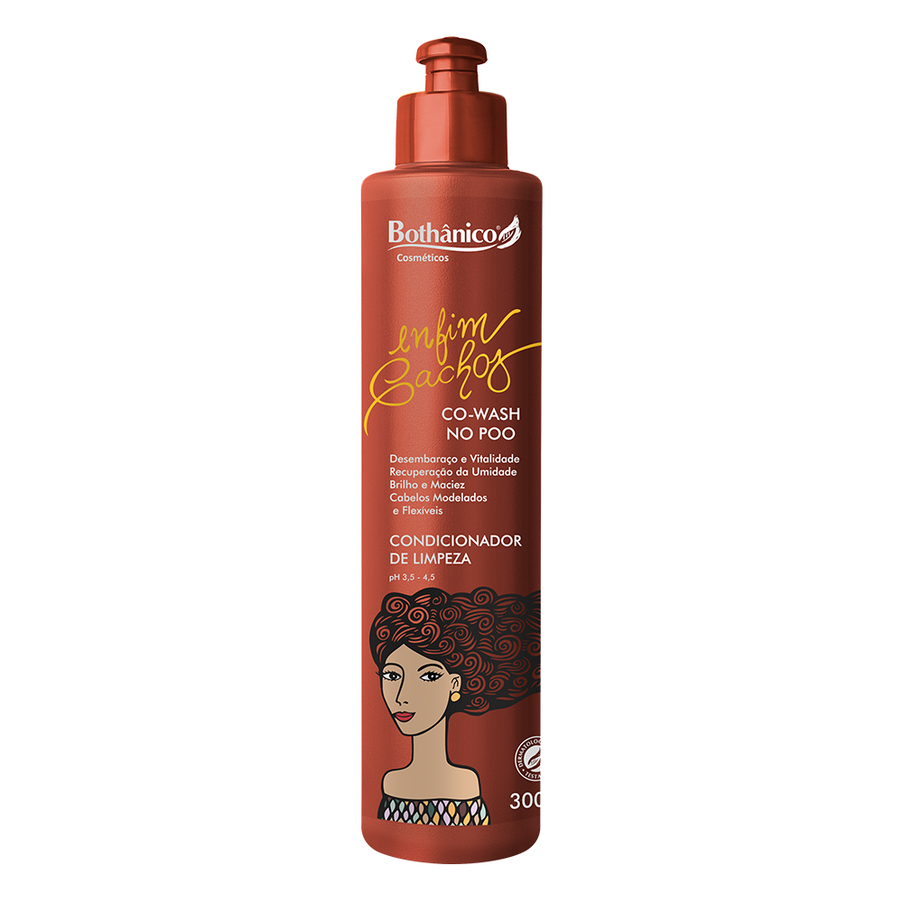CONDICIONADOR DE LIMPEZA ENFIM CACHOS BOT HAIR 300ML CX12