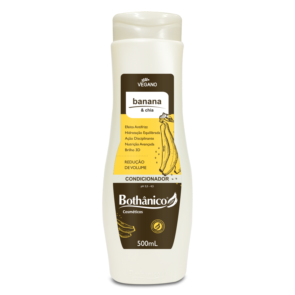 CONDICIONADOR BANANA & CHIA BOT HAIR 500ML UN