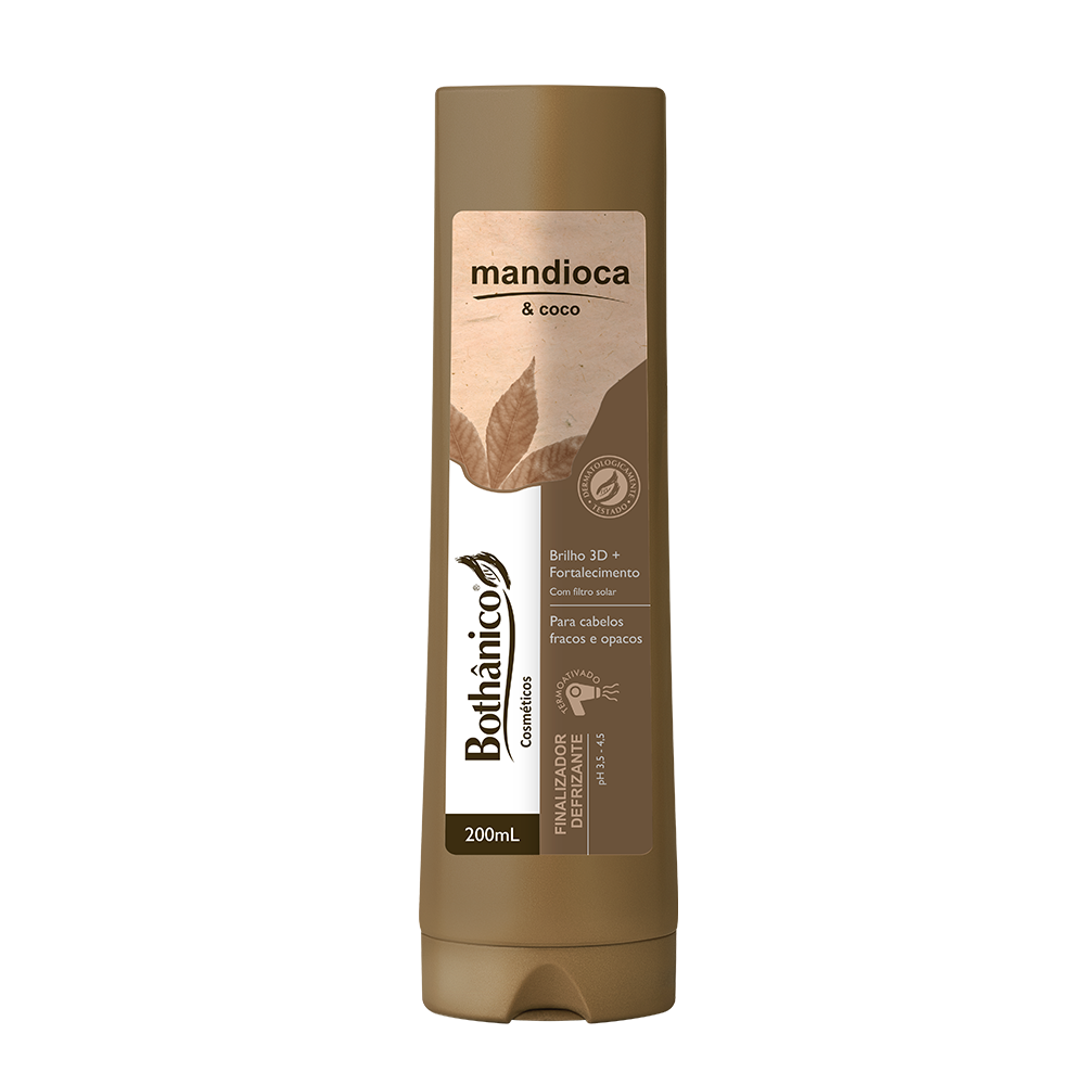 FINALIZADOR MANDIOCA E COCO BOT HAIR 200ML CX12