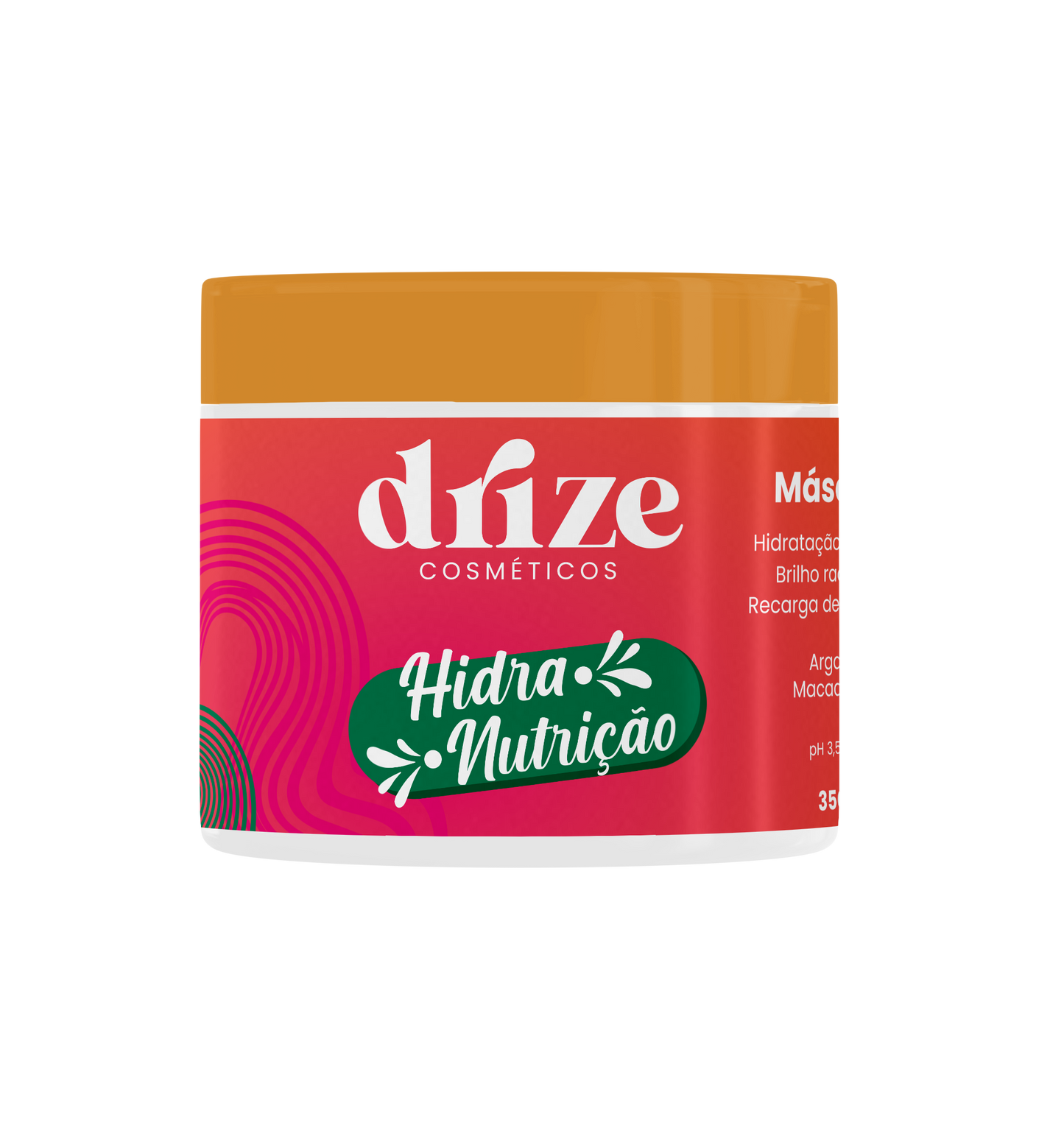 MASCARA HIDRA NUTRIÇÃO DRIZE 350ML UN