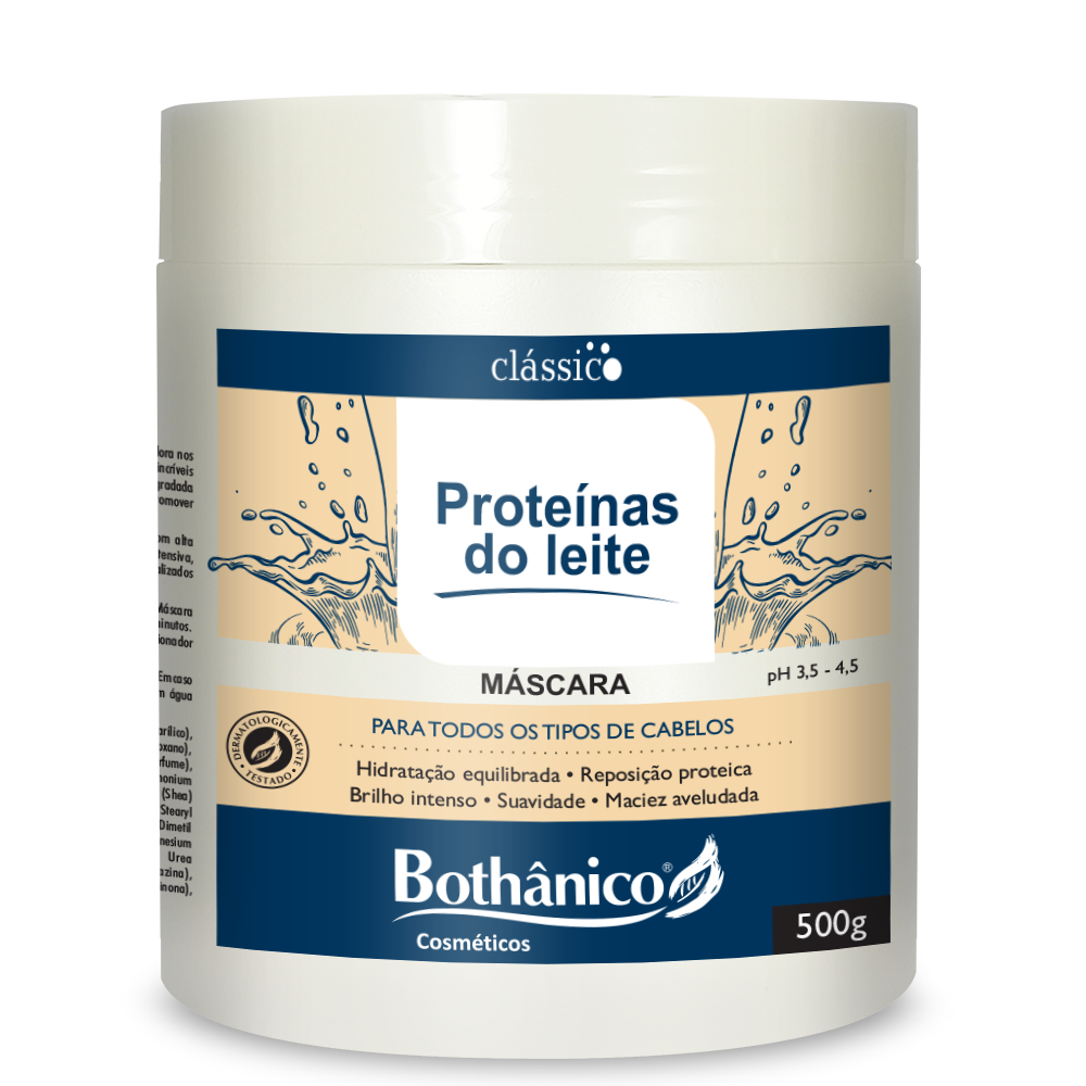 MASCARA PROTEINAS DO LEITE BOT HAIR 500G UN (NOVO)