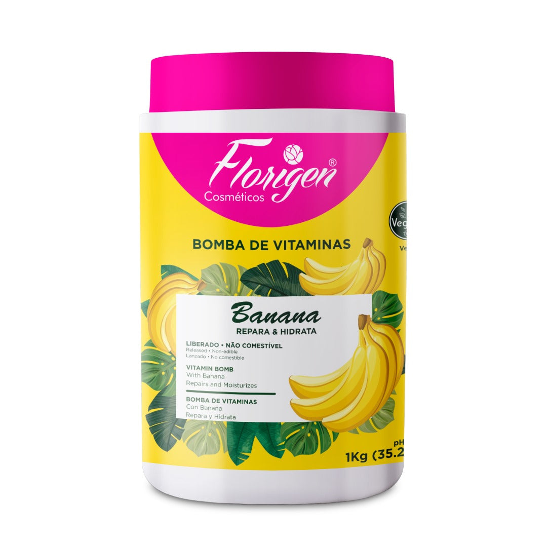 MASCARA BANANA BOMBA VIT 1KG CX6