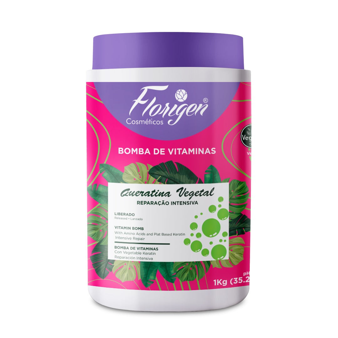 MASCARA QUERATINA VEGETAL BOMBA VIT 1KG UN