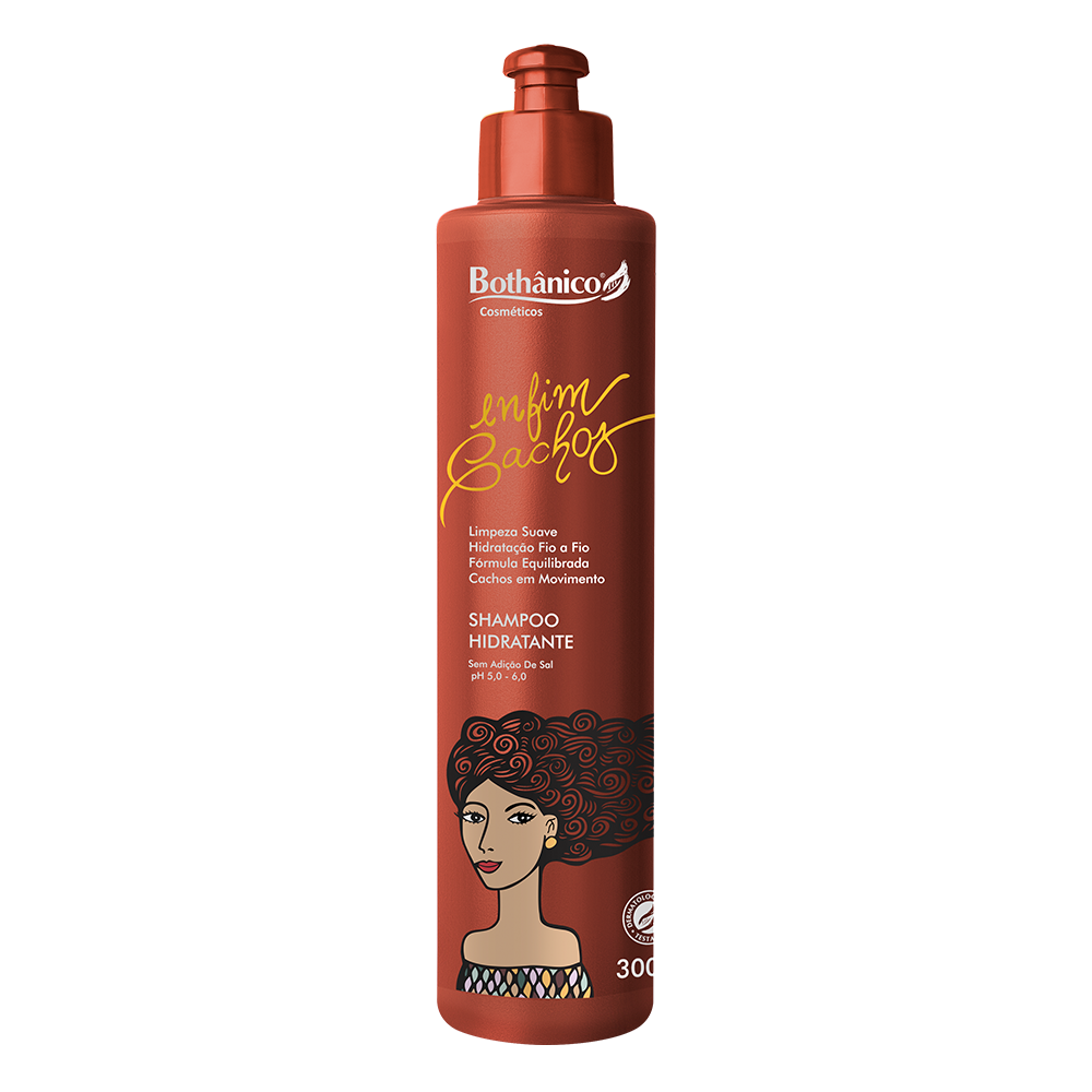 SHAMPOO HIDRAT ENFIM CACHOS BOT HAIR 300ML CX12