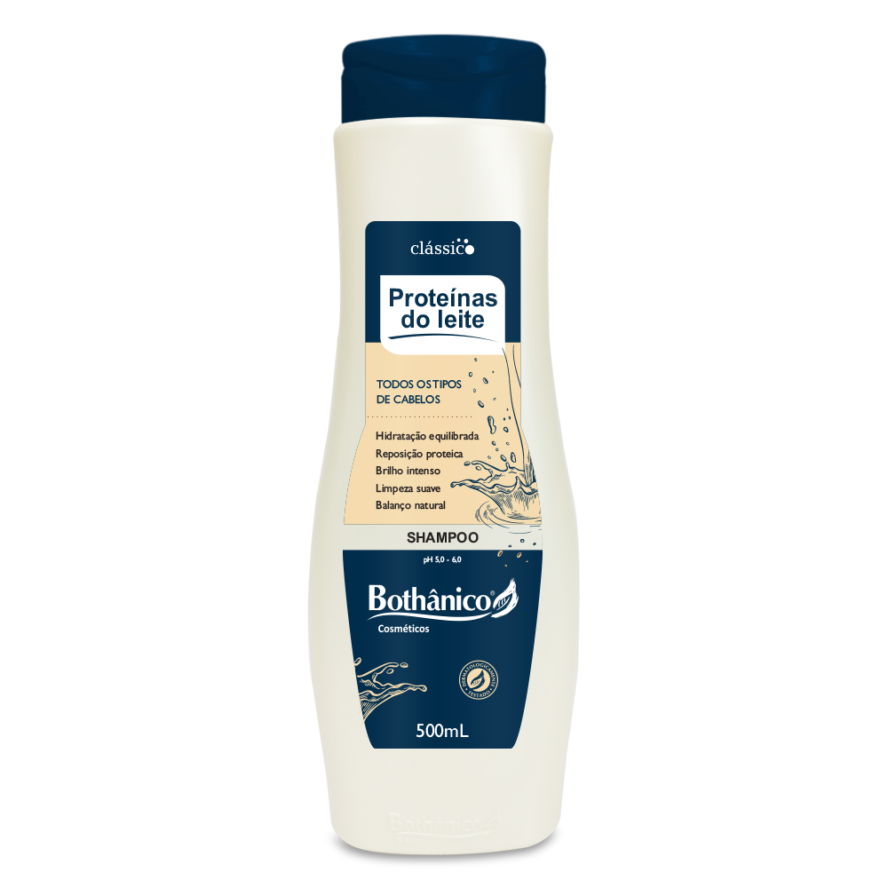 SHAMPOO PROTEINAS DO LEITE BOT HAIR 500ML CX12 (NOVO)