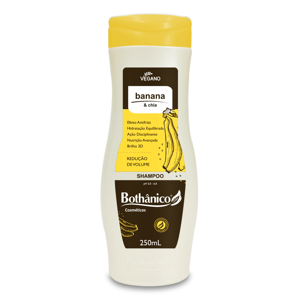 SHAMPOO BANANA & CHIA BOT HAIR 250ML CX12